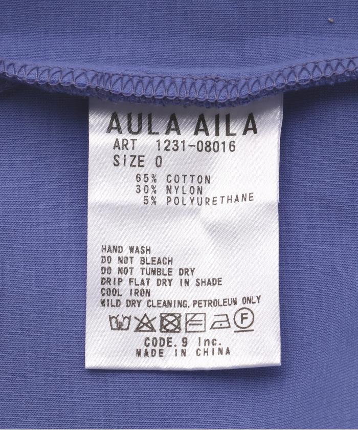 セール】AULA AILA（アウラ アイラ）別注ショート丈パーカー