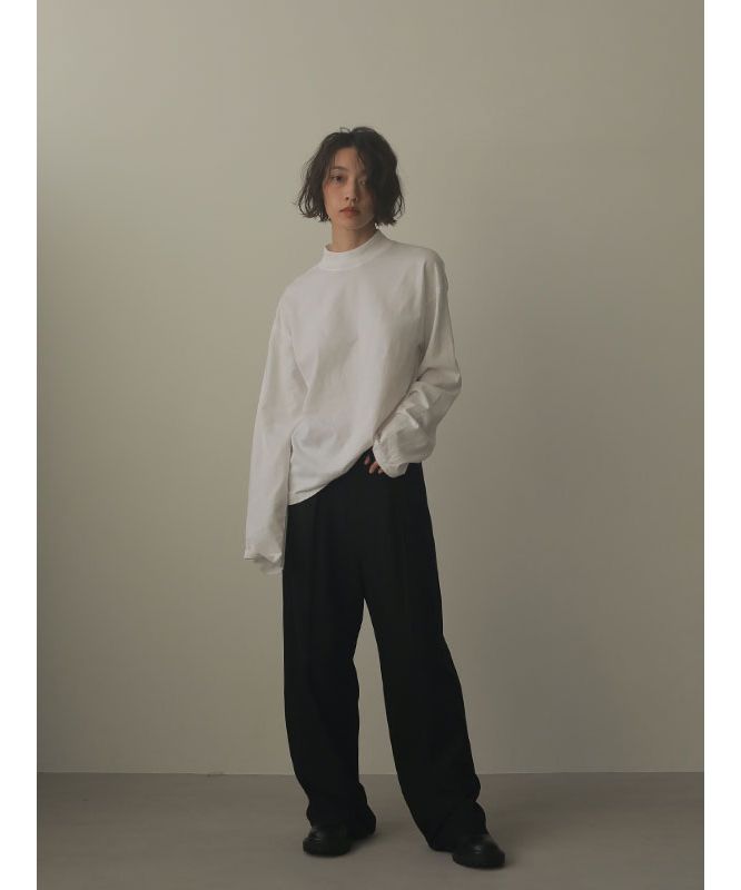 etre tokyo ハイライズミリタリースウェットパンツ セール 30%OFF】ウールセミワイドパンツ(505122817) | エトレ