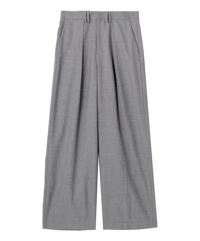 セール 30%OFF】ウールセミワイドパンツ(505122817) | エトレ