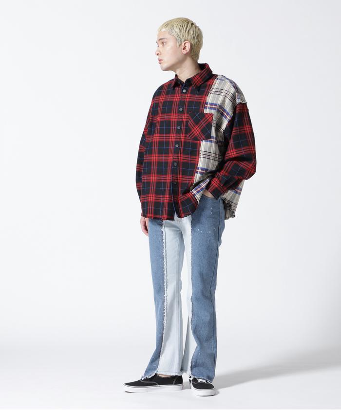 LHP｜DankeSchon/ダンケシェーン/COTTON FLANNEL CHECK SHIRT