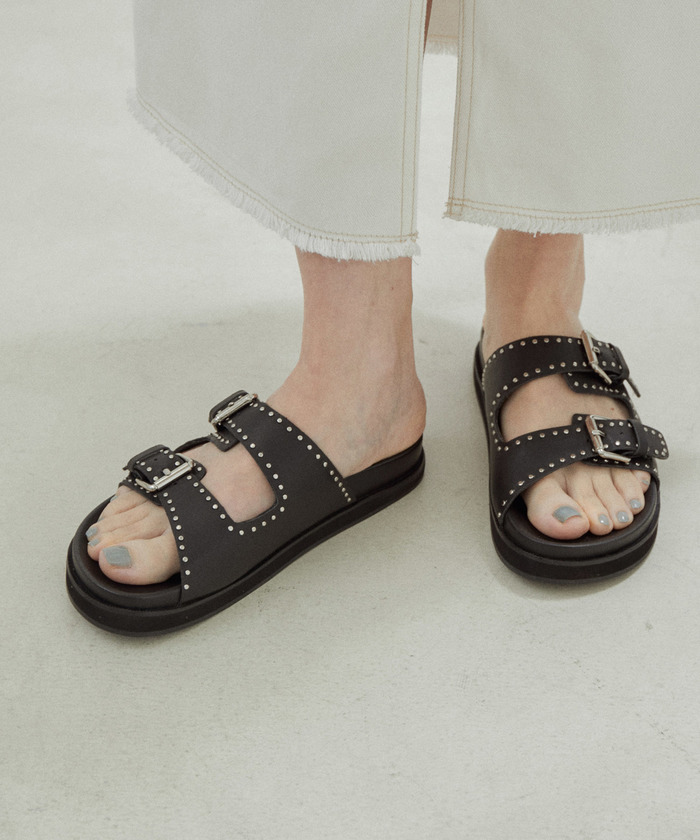 AP STUDIO 【MOHI / モヒ】2buckle far sandal MOHI / モヒ】2buckle far sandal（サンダル）｜AP STUDIO