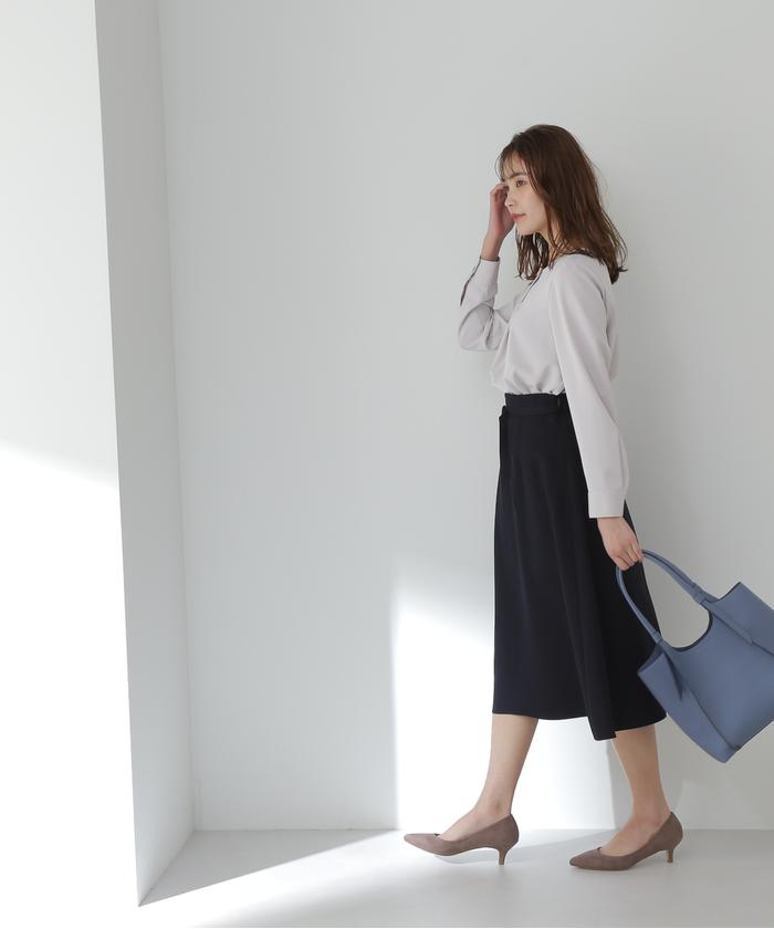 セール 50%OFF】ベルト付きフレアスカート(505123665