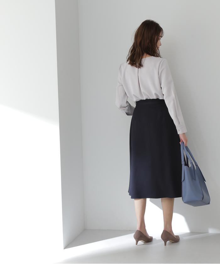 セール 50%OFF】ベルト付きフレアスカート(505123665