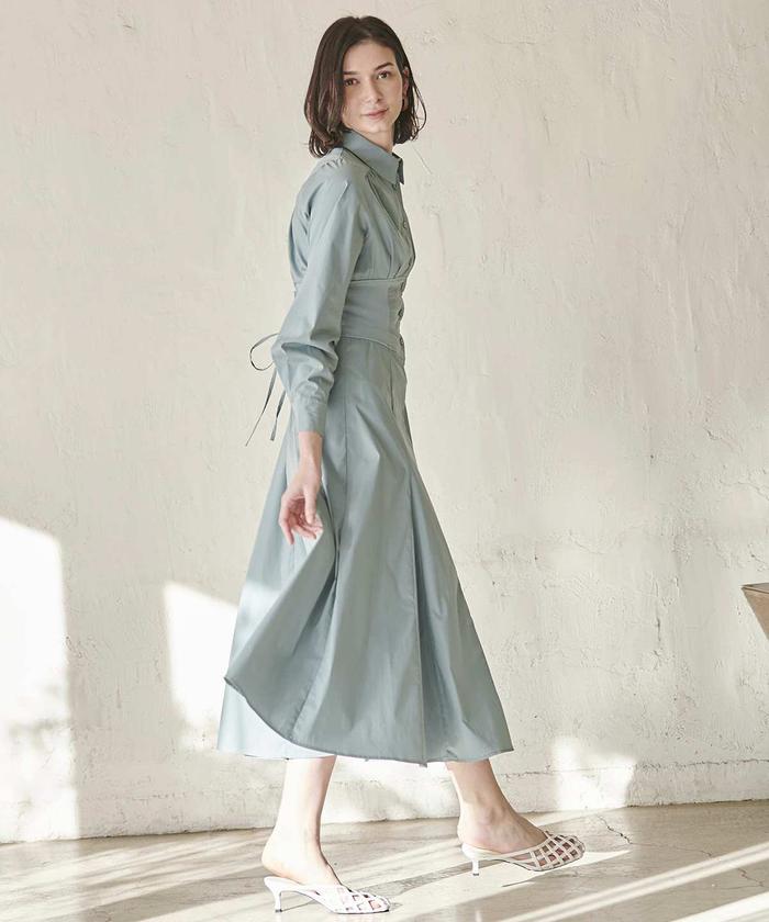 ウエストリブシャツワンピース(504468719) | AND COUTURE(AND