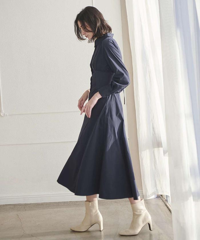 ウエストリブシャツワンピース(504468719) | AND COUTURE(AND