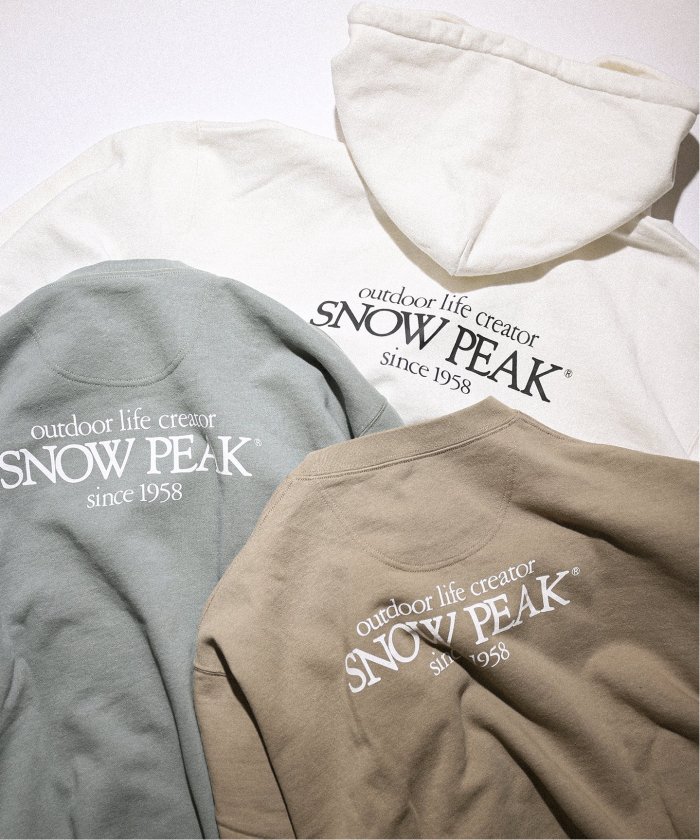 Snow Peak × JOURNAL STANDARD relume パーカー シンプルで使いやすい｜アップカミングなパーカーがスノーピーク