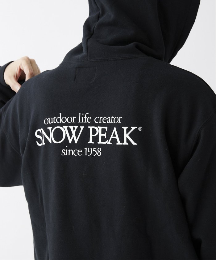 SNOWPEAK / スノーピーク】別注 Classic Logo Printed パーカー