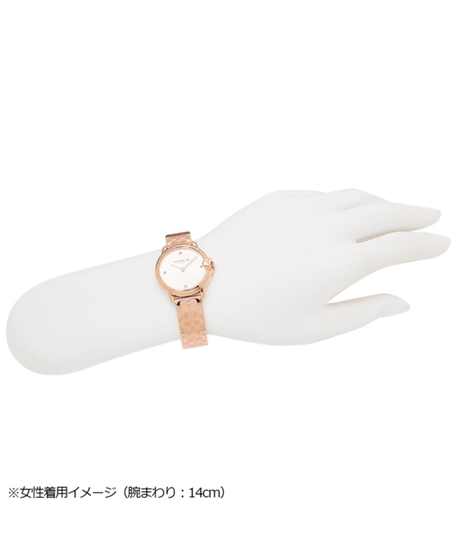 コーチ レディース 時計 アーデン 28mm クォーツ シルバー
