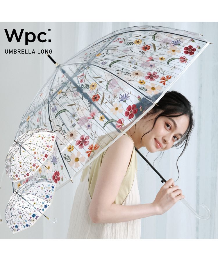 Wpc.公式】［ビニール傘］刺繍風アンブレラ 61cm ジャンプ傘