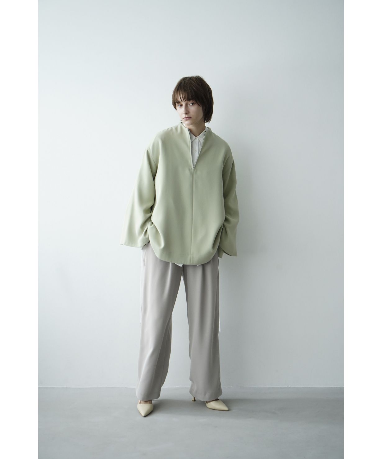 セール 40%OFF】HALF ZIP FLARE TOPS(505135646) | クラネ(CLANE セール 40%OFF】HALF ZIP FLARE TOPS(505135646) | クラネ(CLANE
