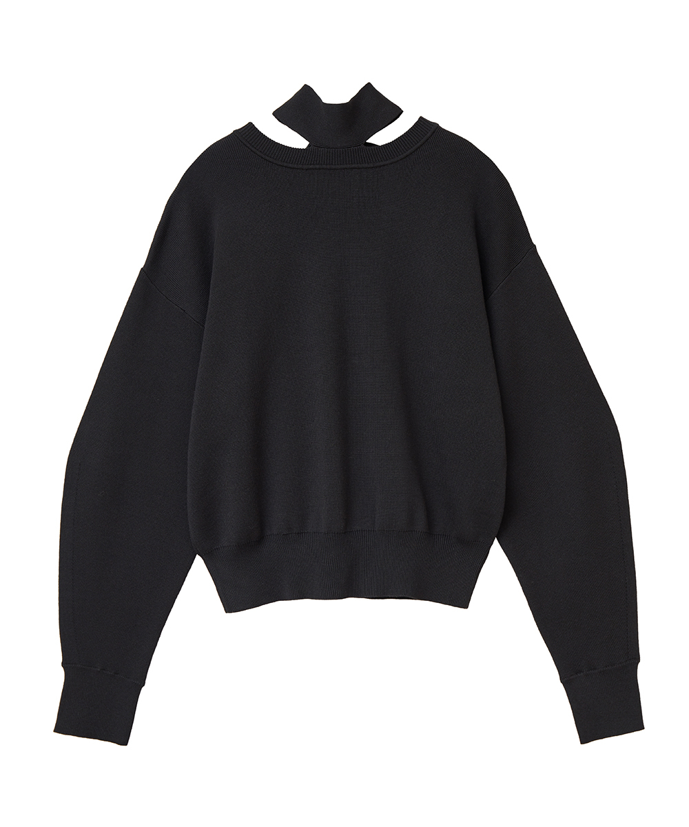 セール 50%OFF】W FACE NECK RIBBON KNIT TOPS(505135647 セール 50%OFF】W FACE NECK RIBBON KNIT TOPS(505135647