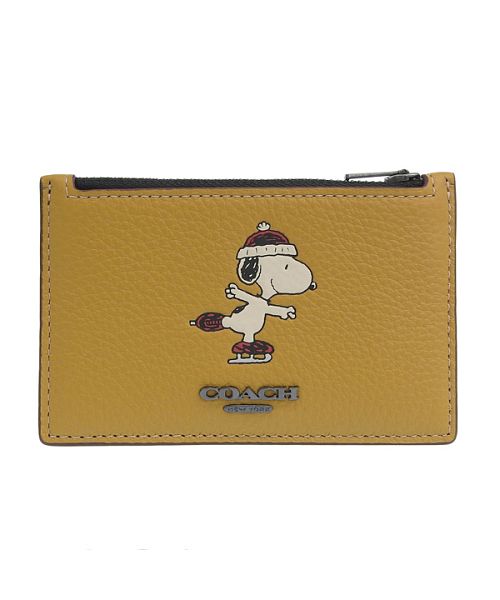 coach スヌーピー　コラボ　通帳ケース