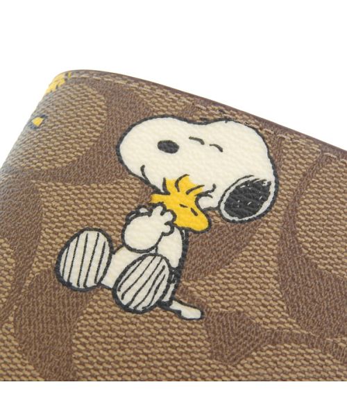 Coach × PEANUTS コーチ スヌーピー ピーナッツ コラボ 二つ折り