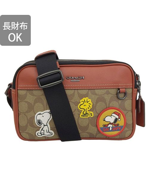 熱い販売 COACH コーチ Peanuts スヌーピー ショルダーバッグ tdh