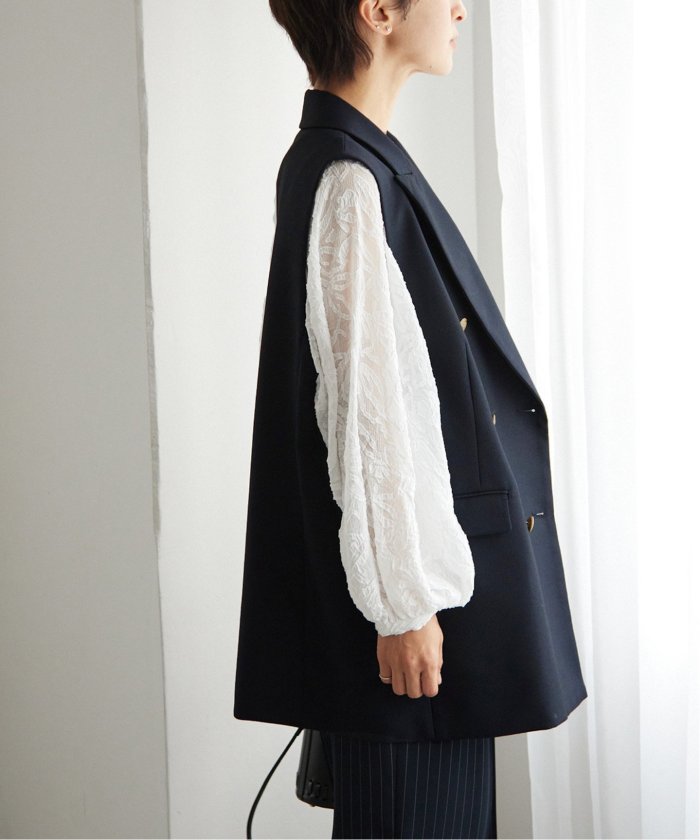 T/Wギャバネイビージレ（ジレ）｜JOURNAL STANDARD relume