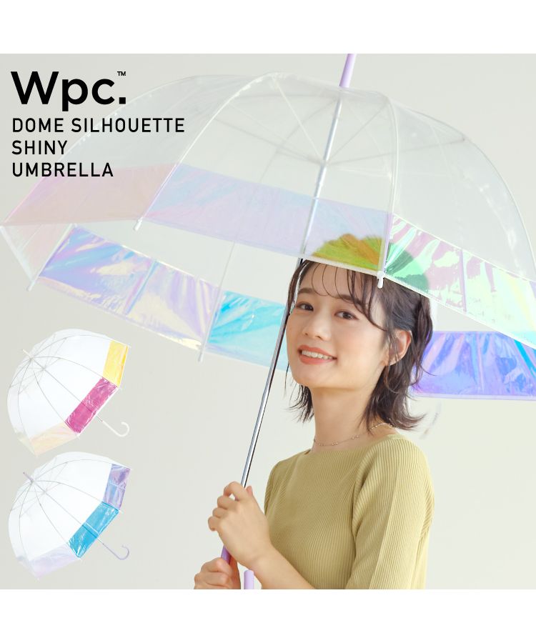 セール】【Wpc.公式】［ビニール傘］ドームシルエットシャイニー