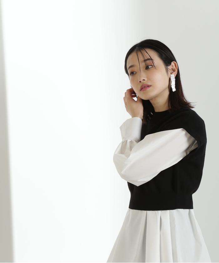 Apuweiser-riche ニットベストセットチュニック ブラウス 1 セール 60%OFF】チュニックブラウス×ニットベストセット