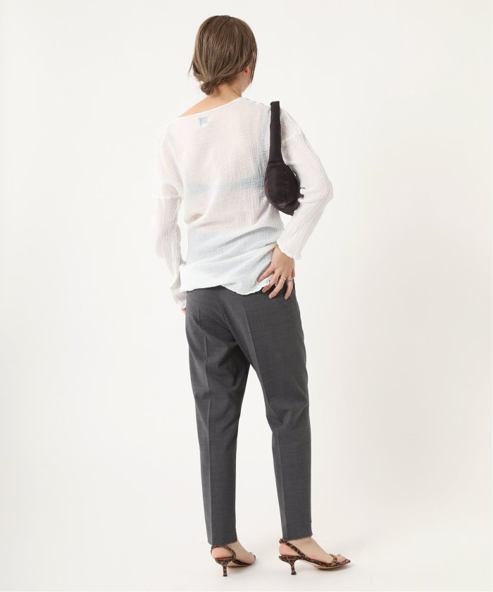 Plage アトリエフランセ 別注 HENLY NECK L/SL シャツ LES ATELIERS FRANCAIS DE CONFECTION】別注 HENLY NECK L/SL