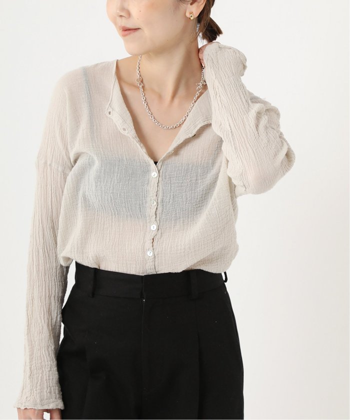 LES ATELIERS FRANCAIS DE CONFECTION】別注 HENLY NECK L/SL