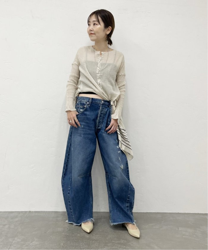 LES ATELIERS FRANCAIS DE CONFECTION】別注 HENLY NECK L/SL