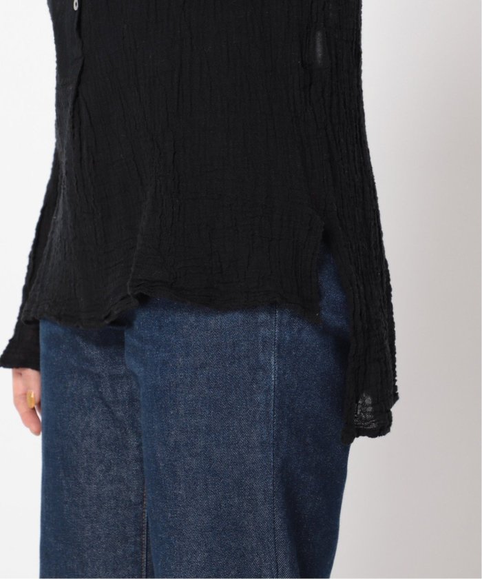 plage アトリエフランセ　SP HENLY NECK L/SL シャツ LES ATELIERS FRANCAIS DE CONFECTION】別注 HENLY NECK L/SL