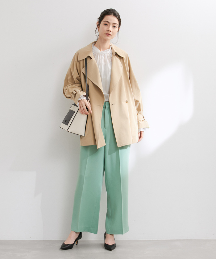 ROPE'（ロペ）の「スタンドフリルシアーブラウス（シャツ