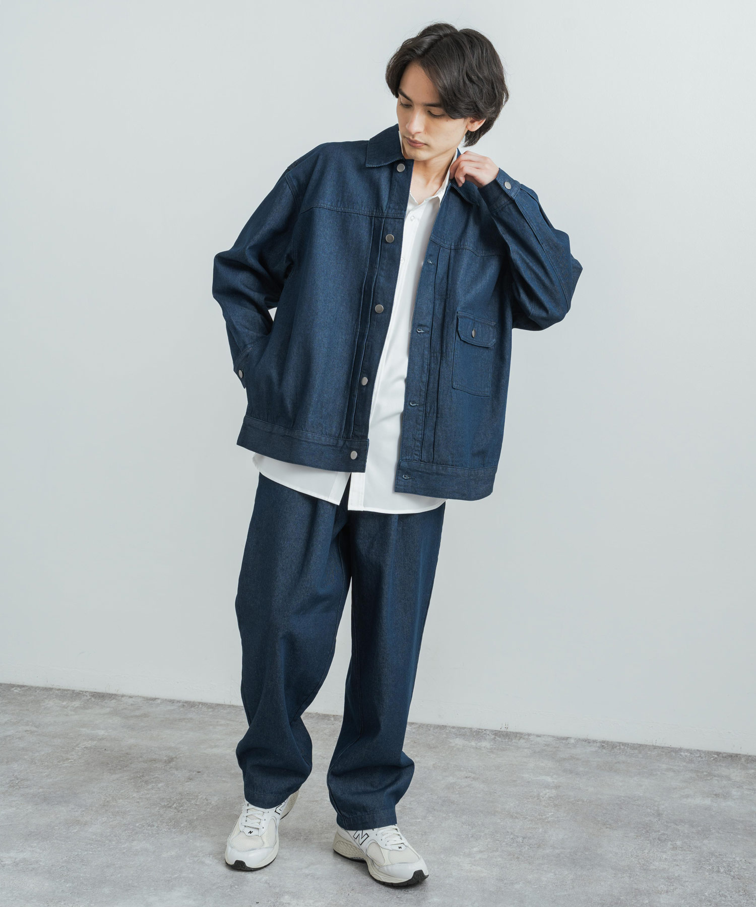 ロッキーモンロー Rocky Monroe デニムセットアップ ワイド
