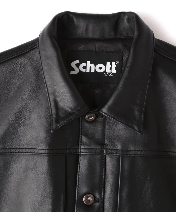 SHEEP LEATHER 1st TRACKER JACKET/シープレザー トラッカー