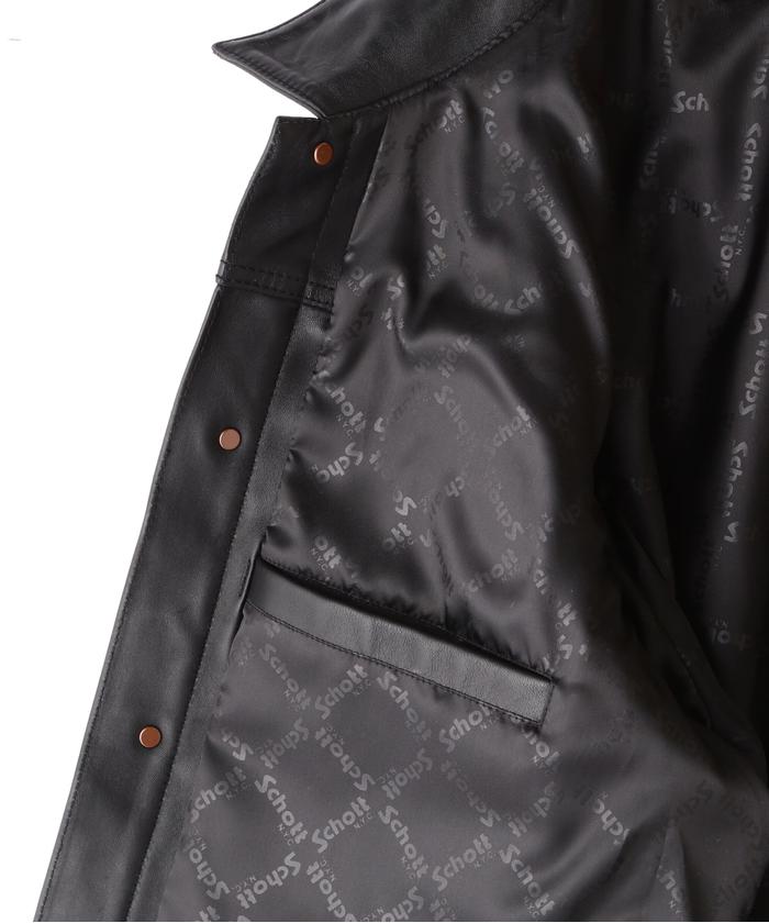 SHEEP LEATHER 1st TRACKER JACKET/シープレザー トラッカー