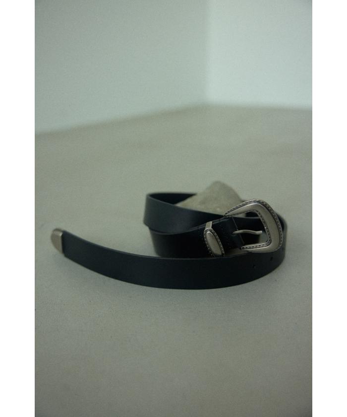 western buckle belt(505144562) | ブラックバイマウジー(BLACK