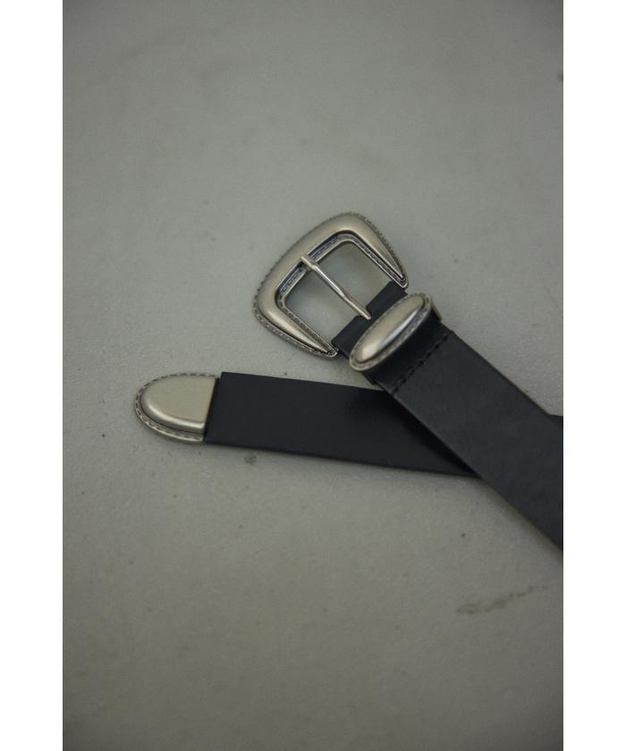 undulation buckle belt(506574130) | ブラックバイマウジー