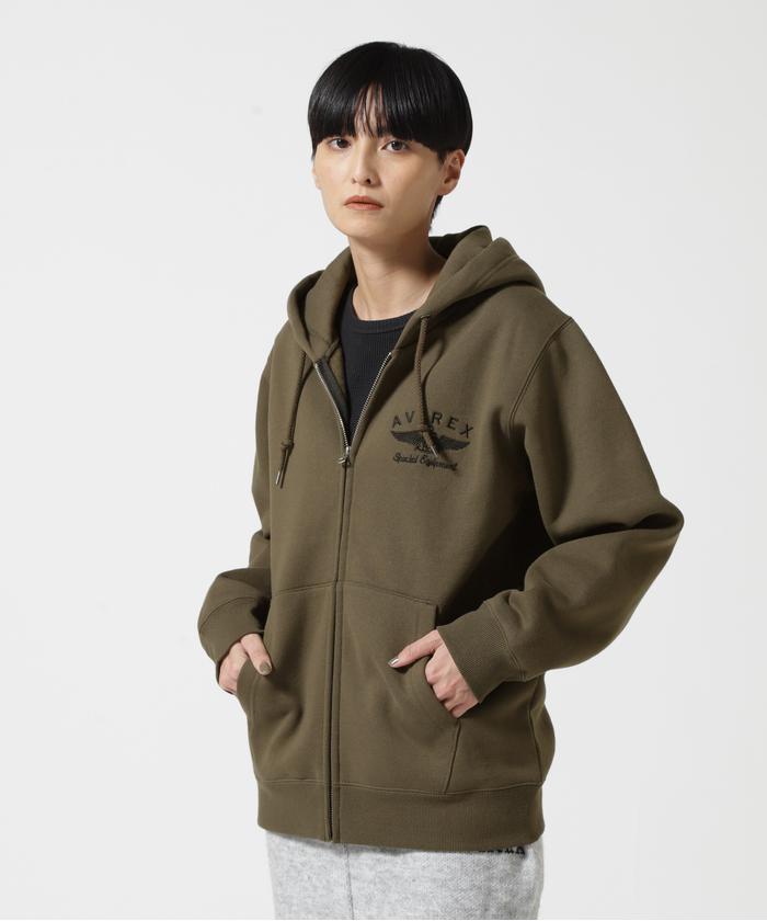 パーカー・フーディ NUMERIC LOGO SWEAT JACKET Amazon.co.jp: [アヴィレックス] VARSITY LOGO ZIP SWEAT PARKA