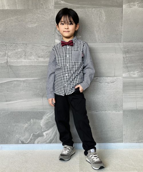 110-140cm/プチセレ】蝶ネクタイ付きシャツ(505021344) シューラルーキッズ(SHOO・LA・RUE(Kids) d fashion 蝶ネクタイ付きシャツ/シューラルー(SHOOLARUE)