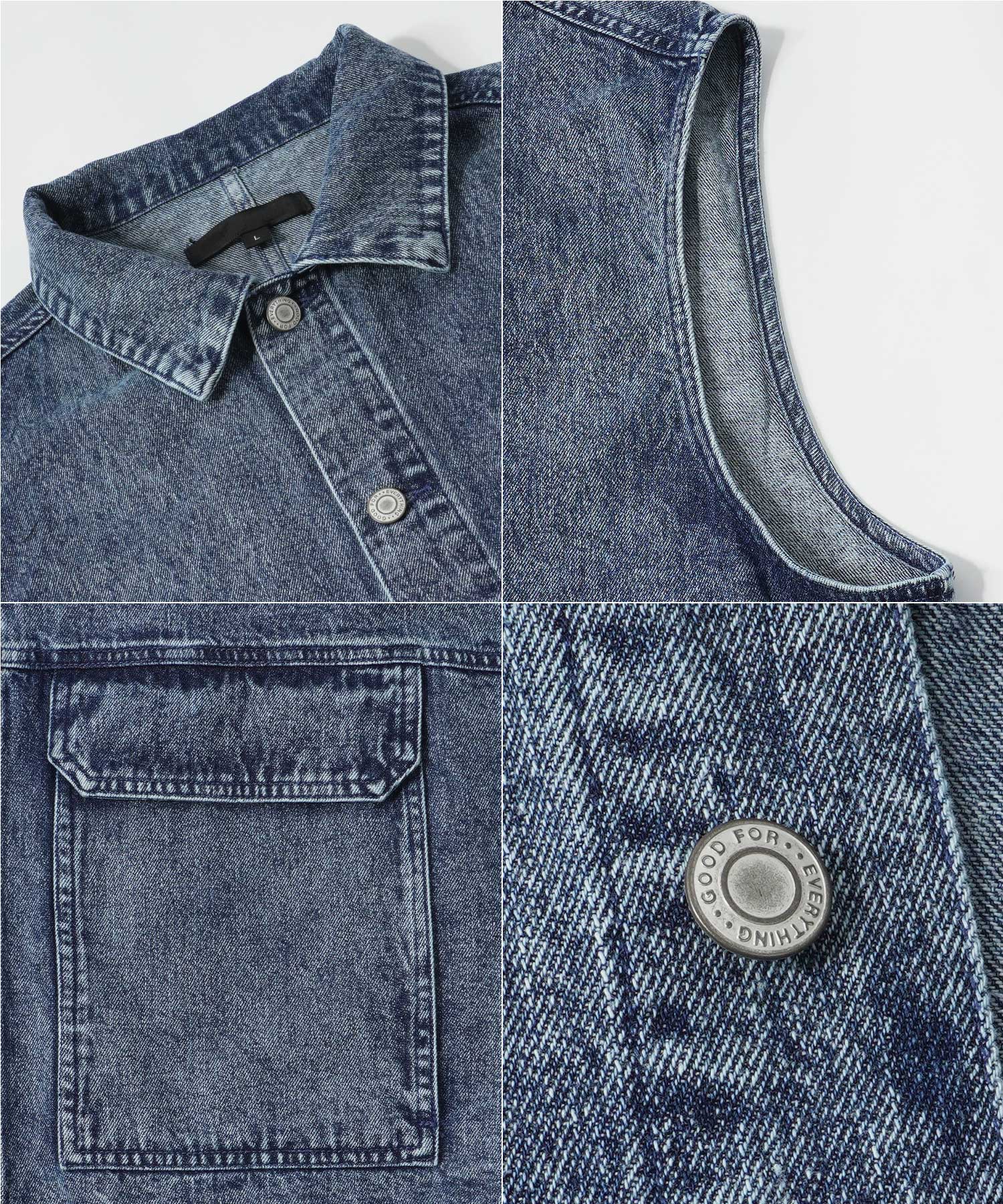 デニム ベスト セール】Levi's/リーバイス デニム ベスト ミディアムインディゴ