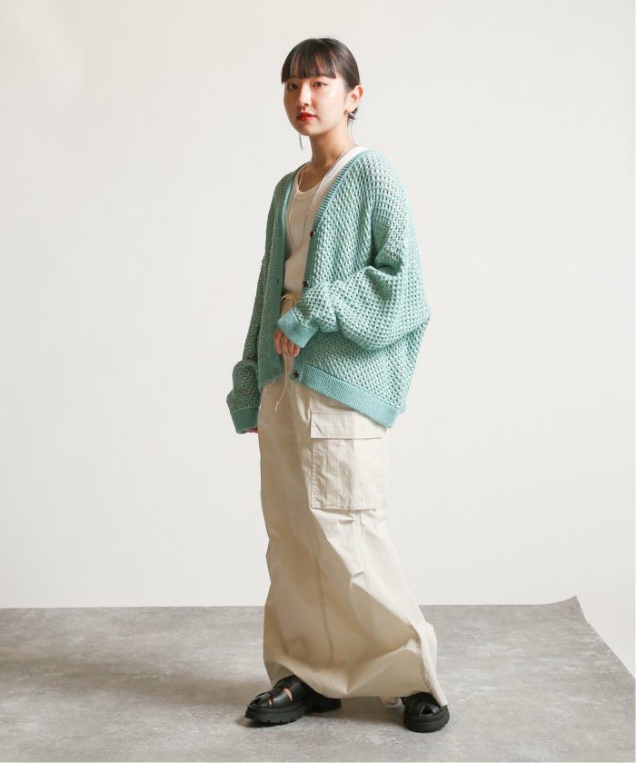 【関税込み】Juun.J マルチカラー Sleeve Tie マキシスカート スカート チチカカ 起毛ネイティブマキシスカート hwjbd241