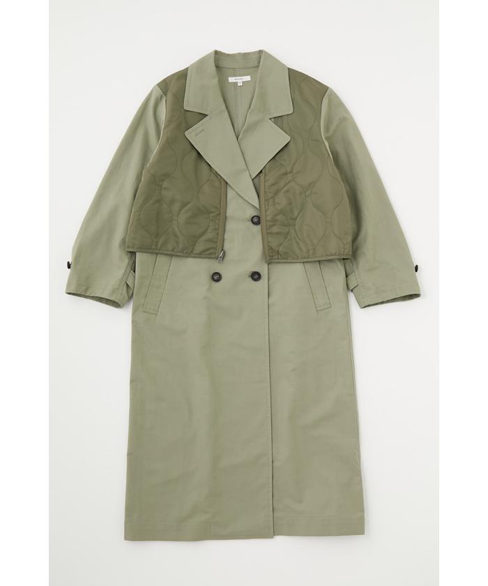最終値下げ!!MOUSSY 4WAYギミックレイヤードトレンチコート セール】4WAY ギミック レイヤード トレンチ(505148671