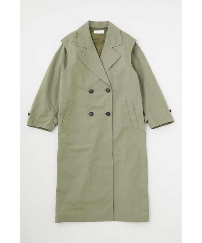 最終値下げ!!MOUSSY 4WAYギミックレイヤードトレンチコート MOUSSY（マウジー）の「4WAY GIMMICK LAYER TRENCH / 4WAY