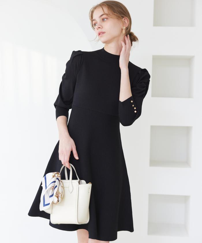 7分袖ミニニットワンピース(505152971) | AND COUTURE(AND 7分袖ミニニットワンピース(505152971) | AND COUTURE(AND