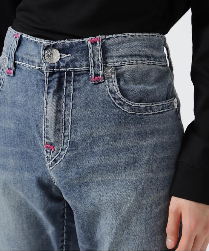 新品【トゥルーレリジョン】ROCCO NF SUPER T デニムジーンズw32 ROCCO SUPER T SKINNY JEAN 32” - Naos Dark Wash | True Religion