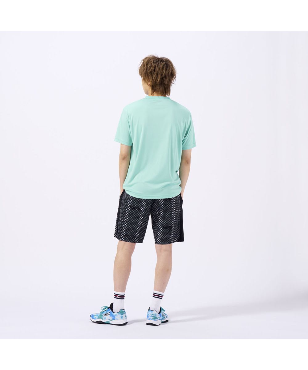 セール】【テニス】ハーフパンツ 小紋水玉柄 スポーツウェア