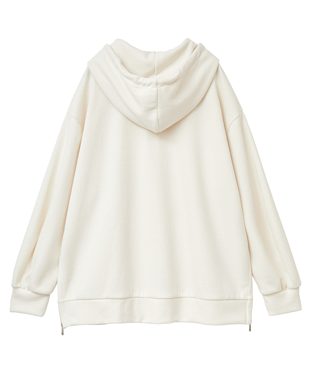 セール】SIDE ZIP WIDE HOODIE(505156921) | クラネ(CLANE) - d