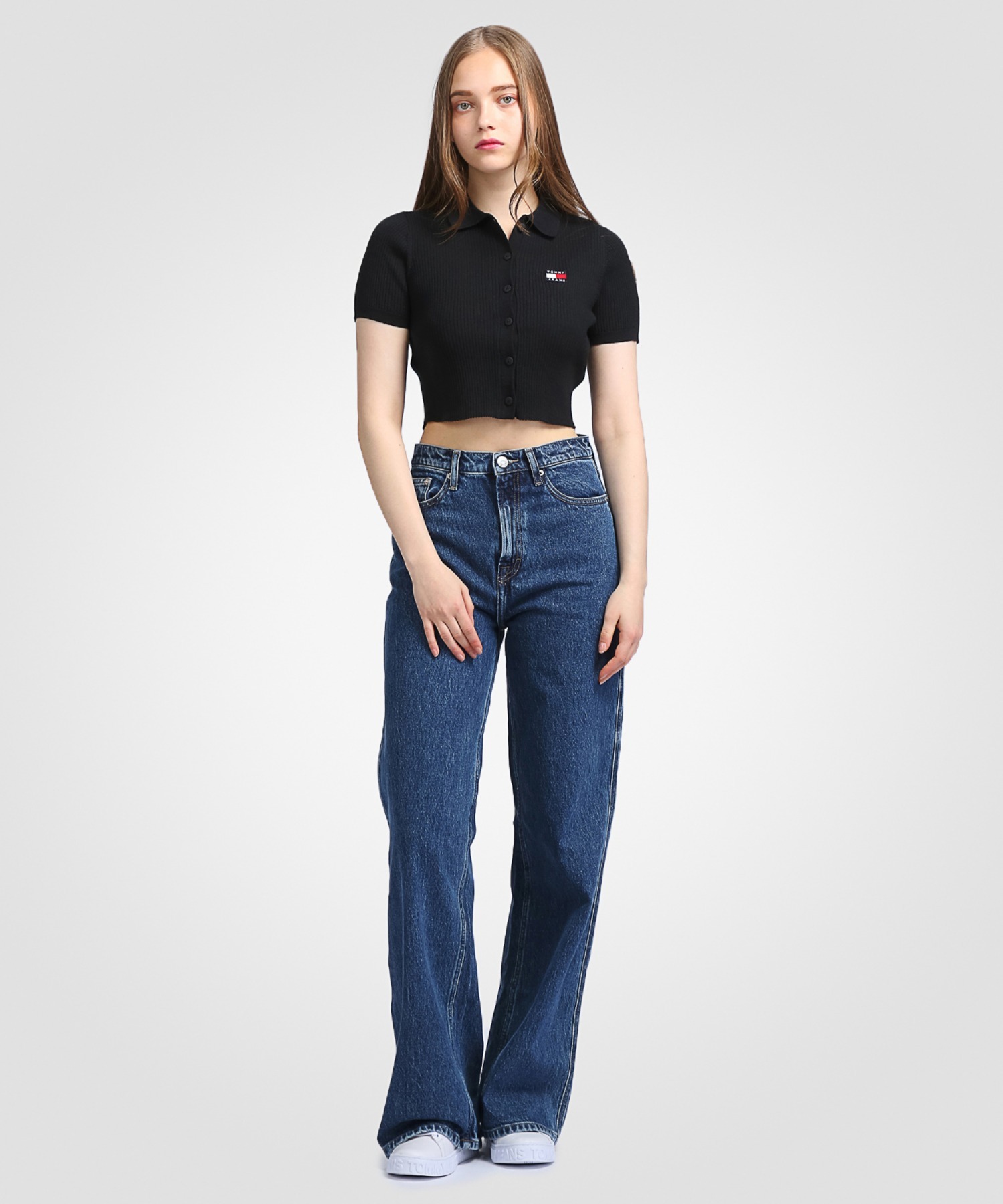 トミージーンズ TOMMY JEANS ハイライズワイドワイドジーンズ