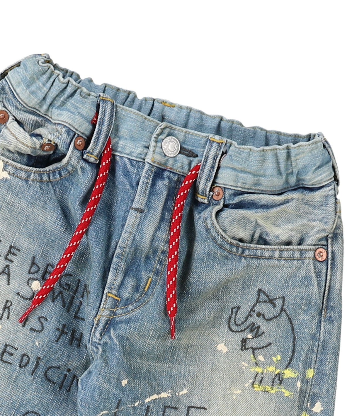 デニムダンガリー DENIM DUNGAREE 12ozHOME MADEデニム ラクガキ