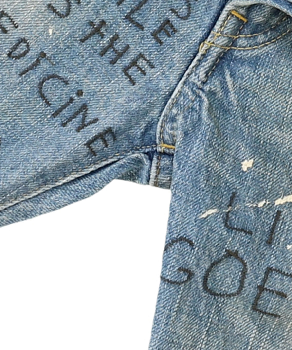 デニムダンガリー DENIM DUNGAREE 12ozHOME MADEデニム ラクガキ