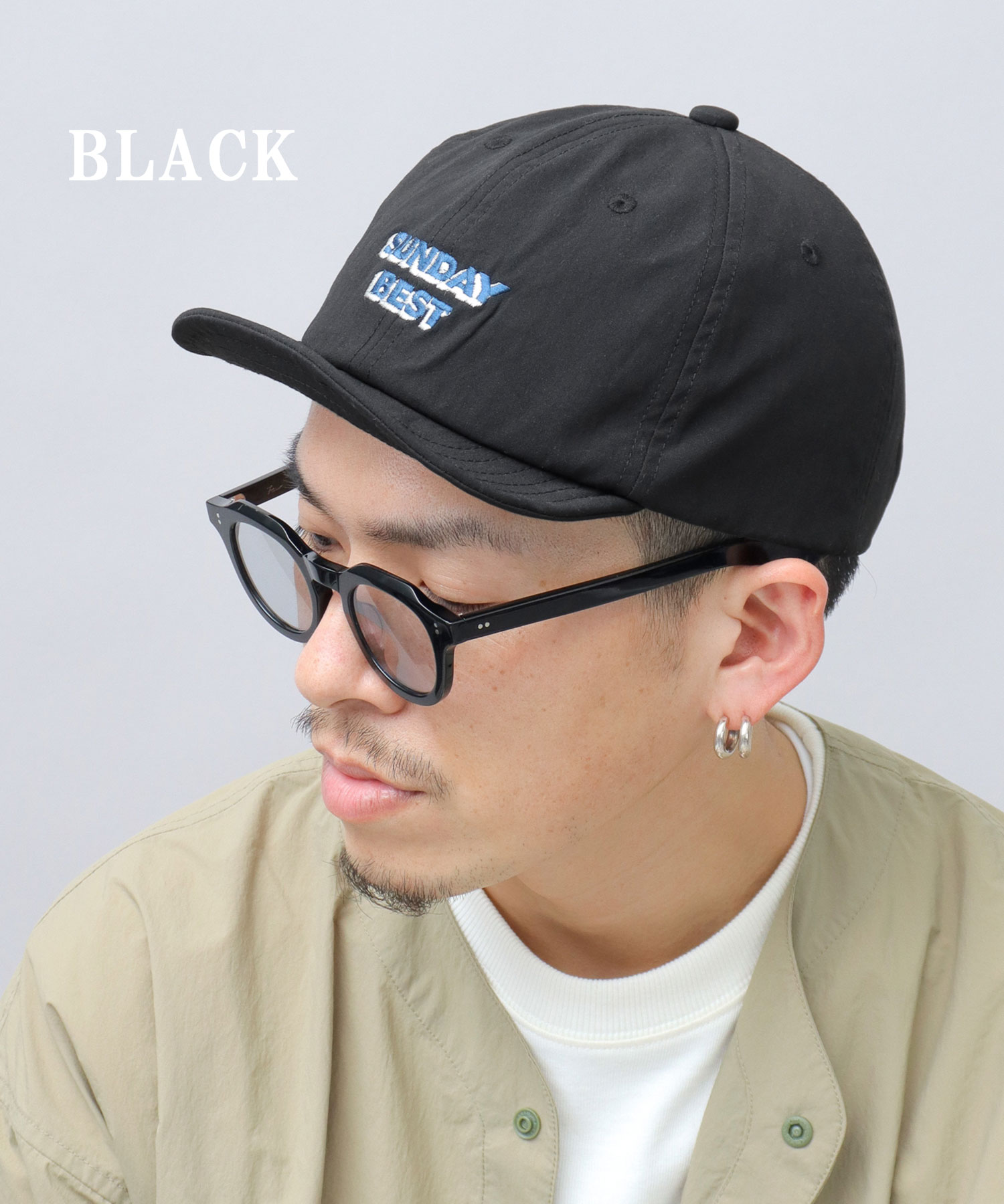 ベーシックエンチ Basiquenti 3D風刺繍デザイン ショート