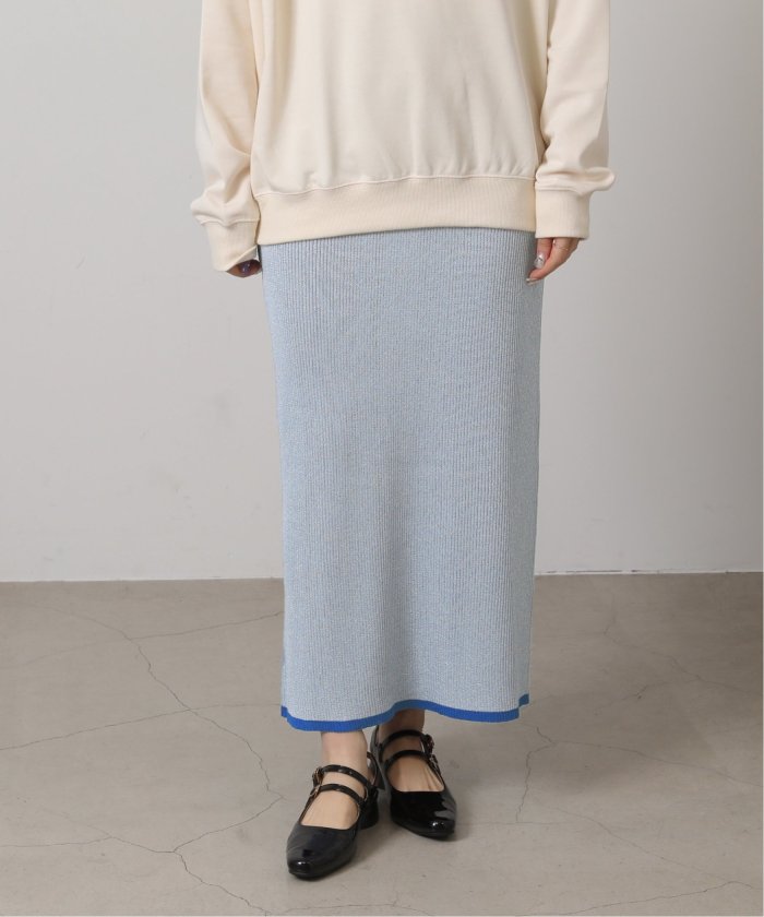 セール 60%OFF】ラメMIXラインニットスカート(505158565) | レイカズン