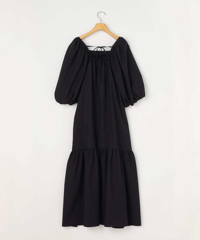 美品　ノーリーズソフィ　サッカーティアードワンピース 36 （S〜M）黒日本製 セール】サッカーティアードワンピース(505156924) | ノーリーズ