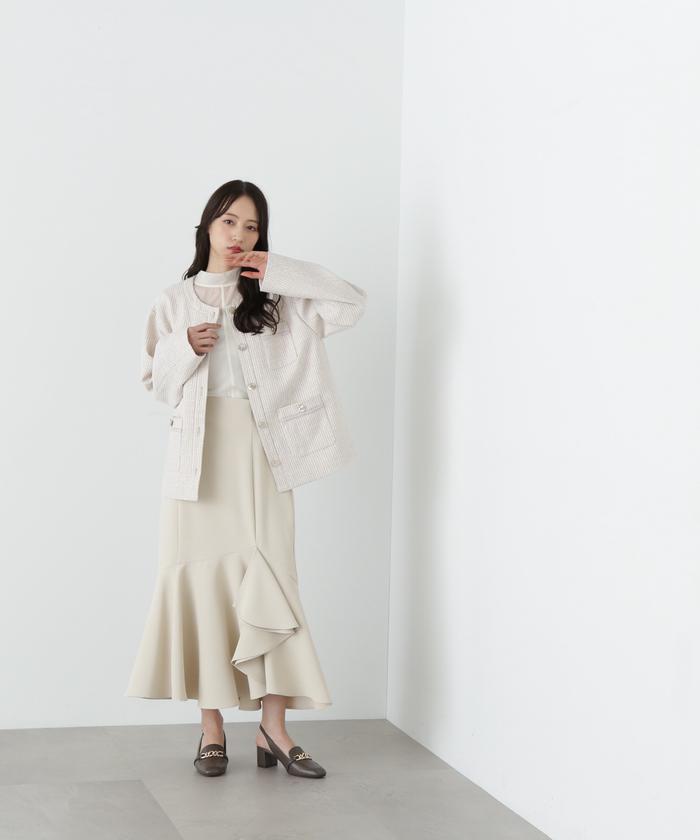 セール 50%OFF】アシメラッフルマーメイドスカート(505157777