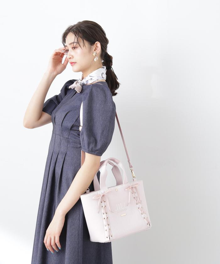 ◇レースアップトートバッグ(505157779) | ジル バイ ジル