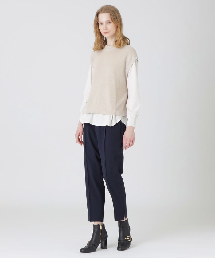 セール 20%OFF】クールファインニットベストレイヤートップス